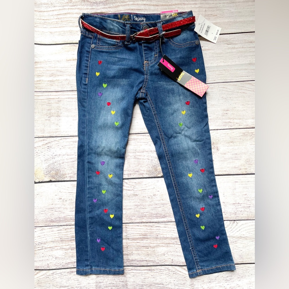 NWT Girls Lee Skinny Jeans
